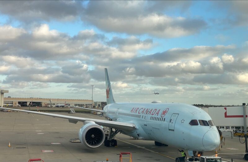 Leaving on a Jet Plane. Heathrow to Calgary. Arc'teryx film festival. Image © PlanetSKI